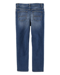 Kid Medium Blue Wash Straight-Leg Jeans