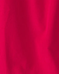 Toddler Girl Corduroy Short-Sleeve Dress - Red