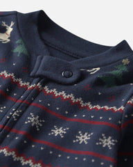 Baby Organic Cotton Fair Isle Sleep & Play Pajamas