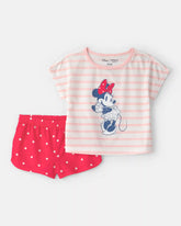 Toddler Girl 2-Piece Disney© Minnie Mouse Short-Sleeve Pajama Set