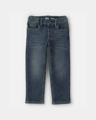 Toddler Neutral Faded Dark Wash Straight-Leg Jeans