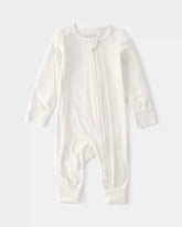 Baby 2-Way Zip PurelySoft Sleep & Play Pajama - Cream