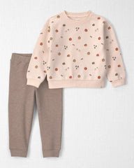 Toddler 2-Piece Organic Cotton French Terry Top & Pant Set