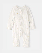 Baby Constellation 2-Way Zip PurelySoft Sleep & Play Pajama - Cream