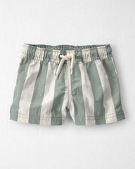 Baby Boy Recycled Swim Trunks in Stripes