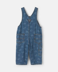 Baby Logo Denim Overalls - Light Wash