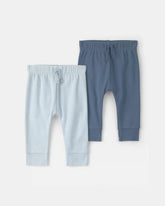 Baby Boy 2-Pack Cotton Pants - Blue