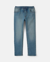Boys Denim Tapered Jeans - Medium Wash