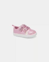 Baby Girl Every Step® First Walker Shimmer Sneakers - Pink