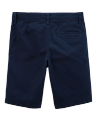 Boys Stretch Chino Uniform Shorts - Navy