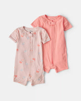 Baby Girl 2-Pack Flamingo PurelySoftâ„¢ 1-Piece Pajama - Pink