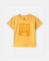 Toddler 'Sun's Out' Graphic Tee - Yellow