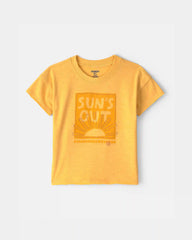 Toddler 'Sun's Out' Graphic Tee - Yellow