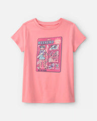 Girls 'Weekend Starter Pack' Graphic Tee - Pink