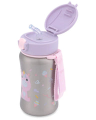 Besties Squad Stainless Steel Straw Bottle - Uma Unicorn