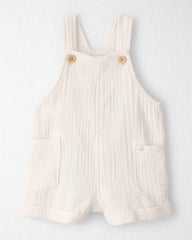 Baby Organic Cotton Gauze Shortalls