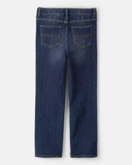 Kid Dark Wash Relaxed-Fit Classic Jeans