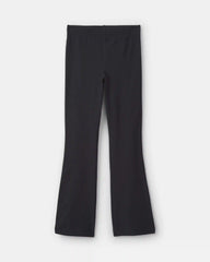 Girls Pull-On Stretch Flare Leggings - Black
