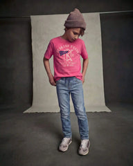 Boys Denim Tapered Jeans - Medium Wash