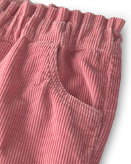 Girls Organic Cotton Pull On Corduroy Pants