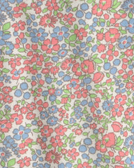 Baby Girl 2-Piece Organic Cotton Ribbed Pajama Set in Spring Floral Print