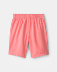 Boys Swim Trunks - Coral