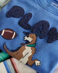Toddler Boy 'Play Day' Dog Graphic Tee - Blue