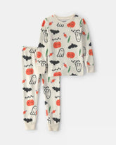 Baby Halloween Print 2-Piece Pyjama Set - Cream
