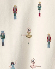 Baby Organic Cotton Jumpsuit in Nutcracker