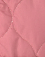 Baby Girl Hooded Midweight Quilted Jacket - Pink