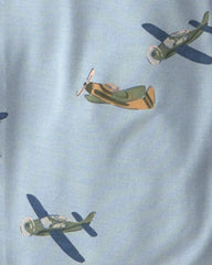 Baby Boy 2-Pack PurelySoft™ Vintage Plane Rompers - Blue