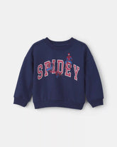 Toddler Boy ©Marvel Spider-Man Pullover Sweatshirt - Navy Blue