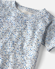 Toddler Girl 2-Piece Organic Cotton Pajamas in Meadow Bloom