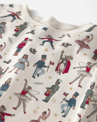 Kids 2-Piece Organic Cotton Pajamas in Nutcracker