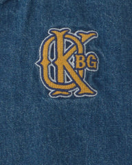 Boys Varsity Denim Jacket - Medium Wash