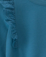 Girls 2-Piece Bee Long-Sleeve Top & Skort Set - Blue