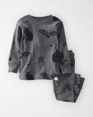 Baby 2-Piece Organic Cotton Pajamas in Spooky Creatures