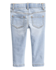 Baby Light Blue Wash Skinny-Leg Jeans