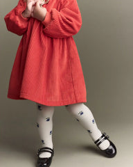 Toddler Girl Long-Sleeve Corduroy Dress - Orange