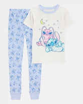Girls Disney© Lilo & Stitch Snug Fit Cotton 2-Piece Pajamas