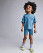 Toddler Rolled Cuff Tee - Blue