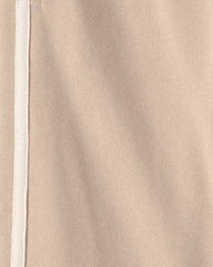 Toddler Girl French Terry Wide-Leg Pants - Tan