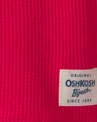 Toddler Boy Thermal Long-Sleeve Henley T-Shirt - Red