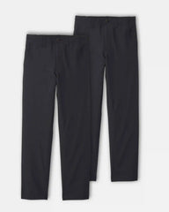 Boys 2-Pack Uniform Active Pants - Black