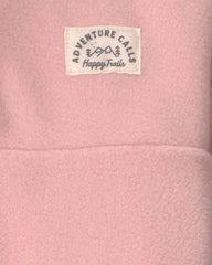 Baby Girl 2-Piece Recycled Microfleece Top & Pant Set