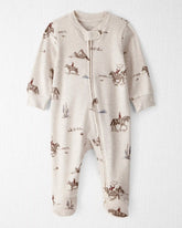 Baby Organic Cotton Sleep & Play Pajamas in Western Rodeo