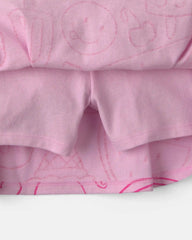 Girls Summer Popsicle Skort - Pink
