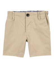 Baby Boy Stretch Chino Shorts - Khaki