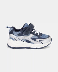 Toddler Boy Sneakers - Blue/Silver