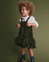 Toddler Girl Ruffle Skirtall - Olive